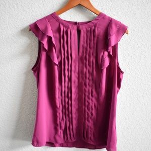 S | Elle | ruffled blouse